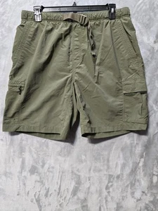 Columbia Cargo Swim Shorts XL Mens Green Adjustable Waistband Drawstring Outdoor - Picture 1 of 13