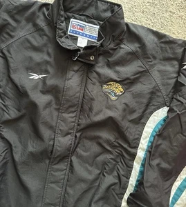 Vintage Reebok Jacksonville Jaguars Pro Line Jacket Sz XXL - Picture 1 of 3