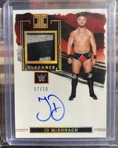 2023 WWE Impeccable JD McDonagh Gold Patch Auto 7/10 - Picture 1 of 2