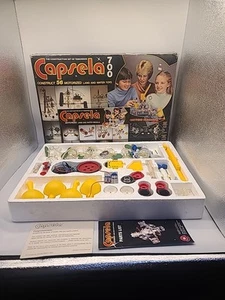 Vintage 1978 Capsela 700 motorisiertes MINT-Spielzeug Wissenschaft Bauset! Komplett, Karton - Bild 1 von 7