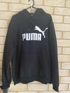 PUMA ESSENTIALS MENS HOODIE BLACK SIZE XXL - Picture 1 of 3