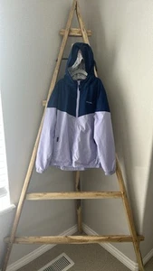 Eddie Bauer KIDS WINDY RIDGE JACKET Navy Blue and Lavender (M 10/12) - Picture 1 of 9
