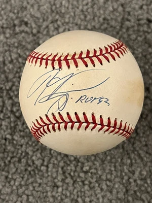 Mike Piazza Autograph Baseball with "93 NL ROY" Inscription with COA - Image 1 of 4