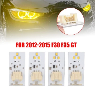Placa LED Yellow Angel Eye DRL para BMW F30 328i 335i 320i 328d 2012-2015 xenón Foto 1 de 4