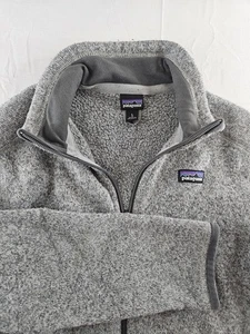 Patagonia Better Sweater Jacket Boys Size Large Gray Full Zip Pockets 12 65731 - Picture 1 of 18