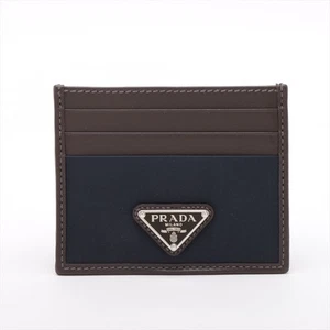 Prada Re Nylon Re Nylon 2MC025 Nylon & Leather Brown x navy - Picture 1 of 11