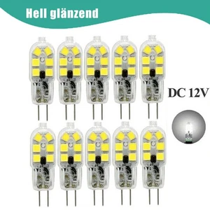10x G4 5W LED Lampe NO Dimmbar Leuchtmittel Birne DC 12V Kaltweiß Stiftsockel - Bild 1 von 10