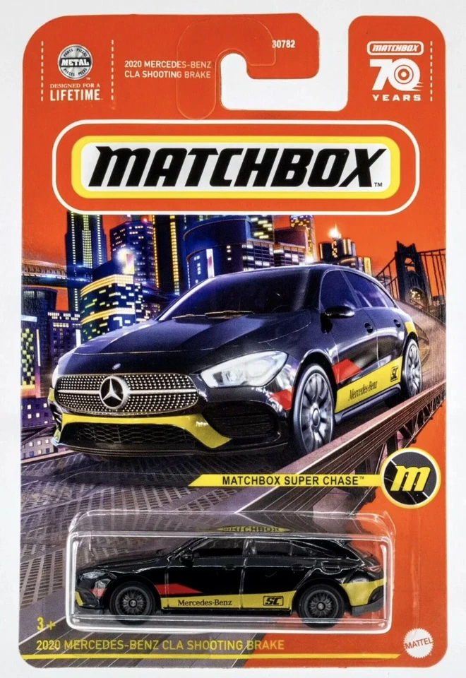 Matchbox Super Chase 2020 MERCEDES-BENZ CLA FRENO DE TIRO con Protector Foto 1 de 1