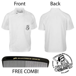 Suavecito OG Barber Smock White (S, M, L, XL, 2XL) - Picture 1 of 3