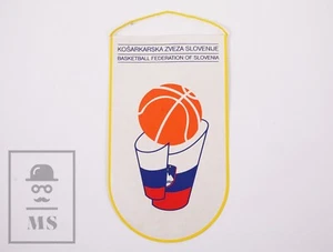 Vintage Slovak Basketball Pennant - Basketball Federation of Slovenia - Picture 1 of 2