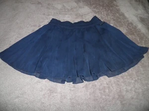 Abercrombie Navy Medium Pleated Mini Skirt - Picture 1 of 5