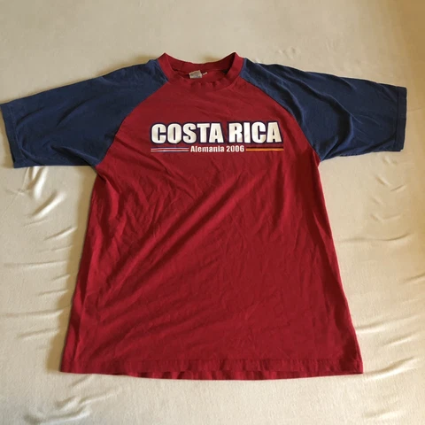 Vintage Costa Rice World Cup 2006 Soccer Shirt Size Medium Cover