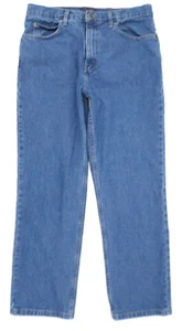 Saddlebred Men's Jeans 34x31 Straight Leg Medium Blue 100% Cotton Classic Fit - Picture 1 of 7