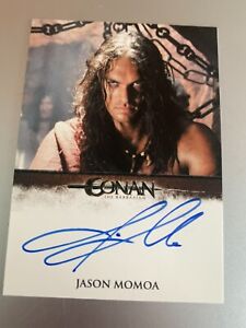 Jason Momoa Conan The Barbarian Autograph Card Rittenhouse