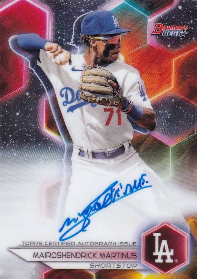 2023 Bowmans Best Auto #B23-MM Mairoshendrick Martinus RC (DODGERS) - Image 1 of 1