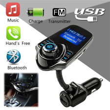 Wireless In-Car Bluetooth Fm Transmitter Mp3 Radio Adapter Car Kit Usb Charger