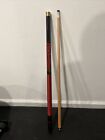 BUDWEISER Vintage 1997 2 Piece Jointed Pool Snooker Cue Stick 57.5” 19.5oz