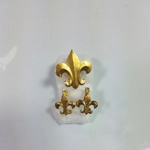 Boy Scouts BSA Scout Rank Parent Lapel Pin Gold Tone Lot of 3 Pins - Picture 1 of 3