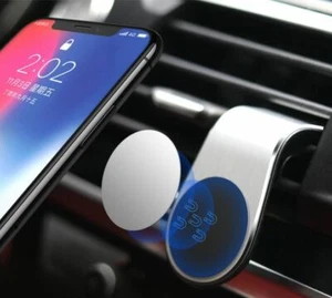 Mobile Phone Holder Magnetic Mount car air vent Universal iPhone Samsung 360 rot - Picture 1 of 13