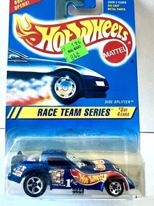 Hot Wheels SIDE-SPLITTER Race Team Series 277 FUNNY CAR 5SP drag racing blue - Picture 1 of 5