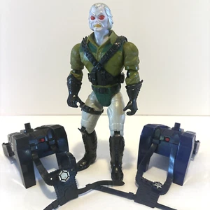 Vintage Bravestarr Tex Hex with 2 LASER FIRE Backpack Untested Action Figure Toy - Picture 1 of 10