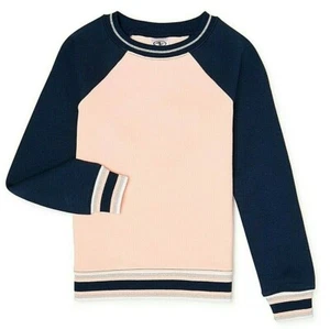 Athletic Works Girls Fleece Sweatshirt Size XL PLUS (14-16) Peach Sorbet New - Picture 1 of 2