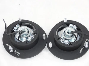 Front Camber Plates for Mercedes W124 W201 W190 -black mat  - Picture 1 of 3