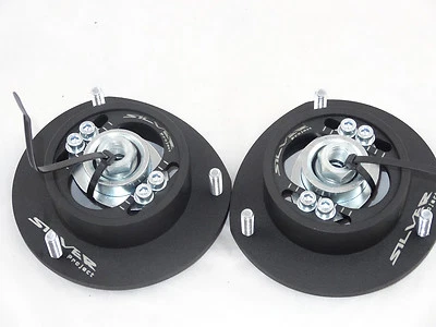 Front Camber Plates for Mercedes W124 W201 W190 -black mat  - Image 1 of 3