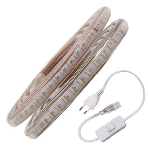 LED Strip Lights SMD 3014 Waterproof 120LEDs/m Garden Kitchen Light AC 220V 240V - Picture 1 of 15