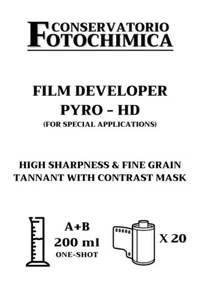 PYRO-HD - 100 ml - SPECIAL FILM DEVELOPER - Photo 1/4