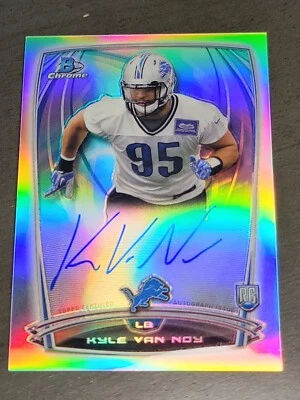 2014 Bowman Chrome - Rookie Refractor Autographs #RCRA-KVN Kyle Van Noy (AU, RC) - Image 1 of 2