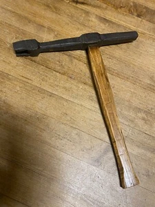 Martillo para marcar troncos forjados a mano para tala/madera "E" ~LG33 - Imagen 1 de 6