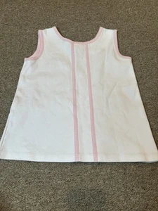 The Beaufort Bonnet Company Girls' Sleeveless  Tank Size 7 Pima Cotton - Picture 1 of 7