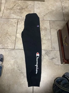 Champion Boys Youth Black Jogger Sweatpants Size X-Large with pockets!!!  - Picture 1 of 10
