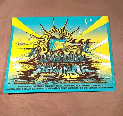 🎸 Rock & Roll Hall of Fame Poster Los Angeles 2025 Soundgarden Signed #/25 - Image 1 of 4