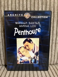 Penthouse DVD Warner Baxter Myrna Loy WB Archive Collection 1933/2009 Tested - Picture 1 of 2