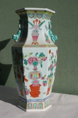 grand vase céramique chinoise. - Photo 1/4