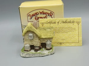 David Winter Cottages The Village Shop 1982 3" hecho a mano certificado de autenticidad - Imagen 1 de 8