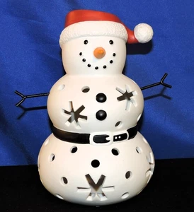 PartyLite Santa Schnee Teelicht Kerzenhalter selten nicht mehr im Karton P17D/P91946 - Bild 1 von 11