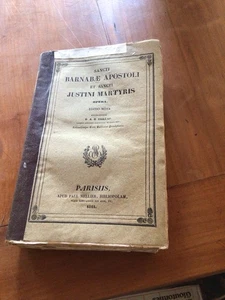 1844 Werke. Justin. Barnabas…Latein. Collectio Selecta Ecclesiae Patrum 1. - Bild 1 von 13