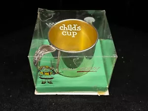 Vintage 1881 Rogers Silverplate Childs Baby Campbell Kids Ad. Cup Original Box - Picture 1 of 12