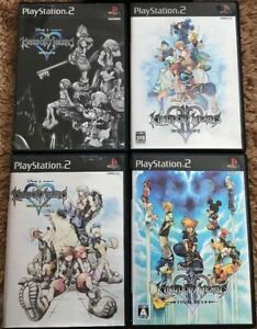 PS2 Kingdom Hearts & II & Final Mix & Final Mix + 4 game set Japan