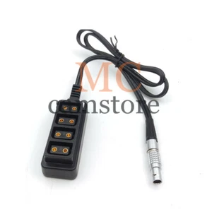 0B 2pin male 12V Power to 4-Port D-tap Female Hub Adapter Splitter Cable 24" - Picture 1 of 3
