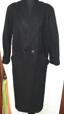 Donnybrook Brand  Women's 95% Wool Black Overcoat  Size 12P - Image 1 of 4