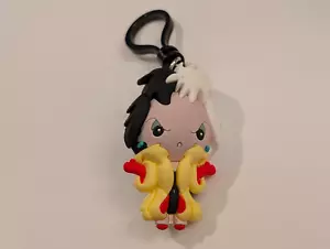 Disney CRUELA De VIL Monogram 3D Figural Clip Keychain, 101 Dalmations - Picture 1 of 6