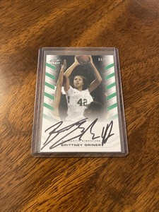 2013 LEAF DRAFT BRITTNEY GRINER RC GREEN ROOKIE AUTOGRAPH 04/25 FULL NAME AUTO