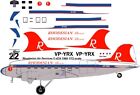 Rhodesian Air Service Douglas DC-3 Pointerdog7 Aufkleber 4 Testors Italeri 1/72