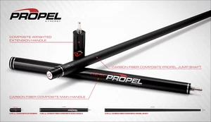 New Cuetec Cynergy Propel Gray Galaxy (Black) Jump Cue 95-141b 3 FREE GIFTS - Picture 1 of 3