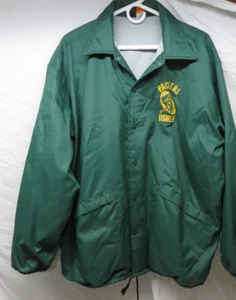CHAQUETA FORRADA DE EMPLEADO DE CAMPO LAMBEAU "USHER" GREEN BAY PACKERS VINTAGE AÑOS 60 XL - Imagen 1 de 8