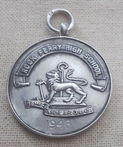 1936, James Fenton, Swimming Solid Silver  fob/medal